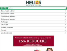Tablet Screenshot of heliosmedical.ro